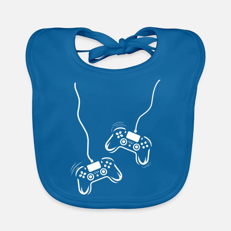 Game Console Controller Organic Baby Bibs