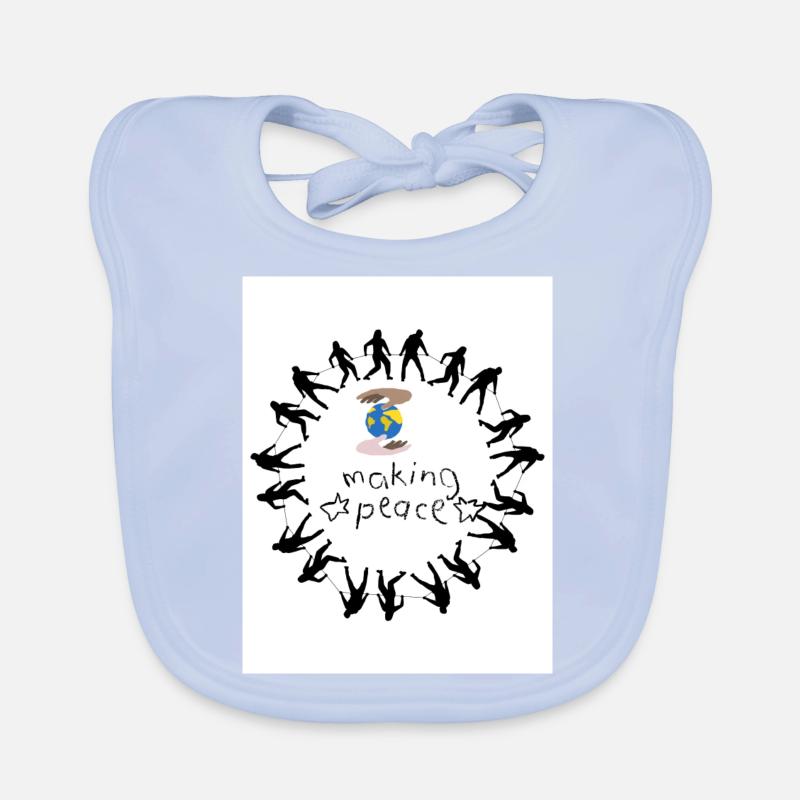 Peace Design Organic Baby Bibs