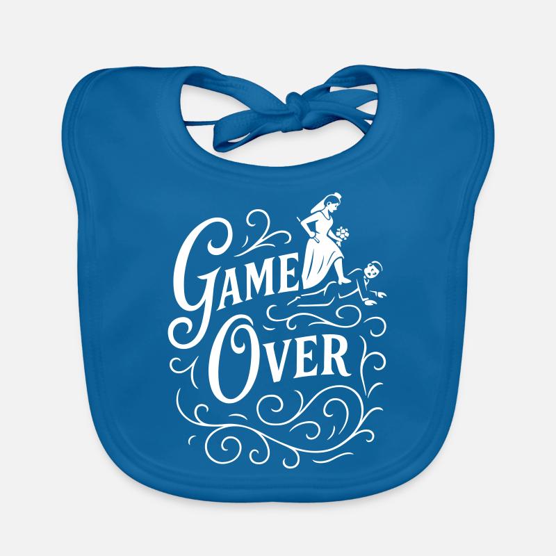 Wedding Game Over Funny Organic Baby Bibs