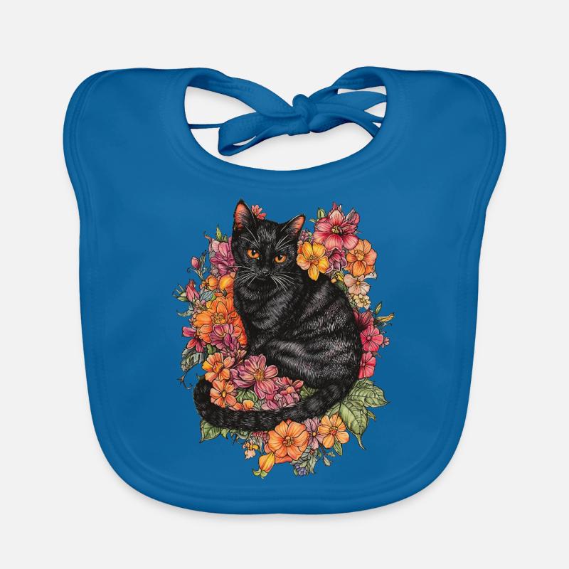Fleurs de chat Bavoir bio Bébé