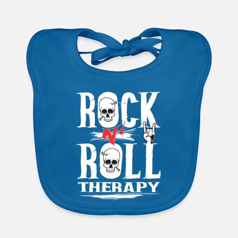 Rock n Roll therapy Bavoir bio Bébé