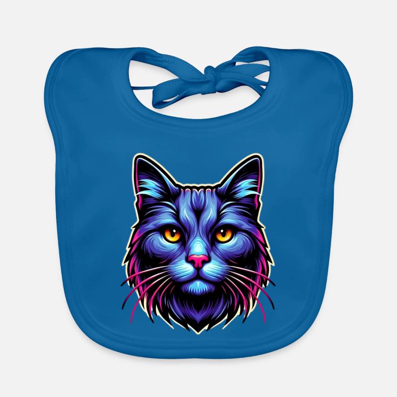 Chat Bavoir bio Bébé