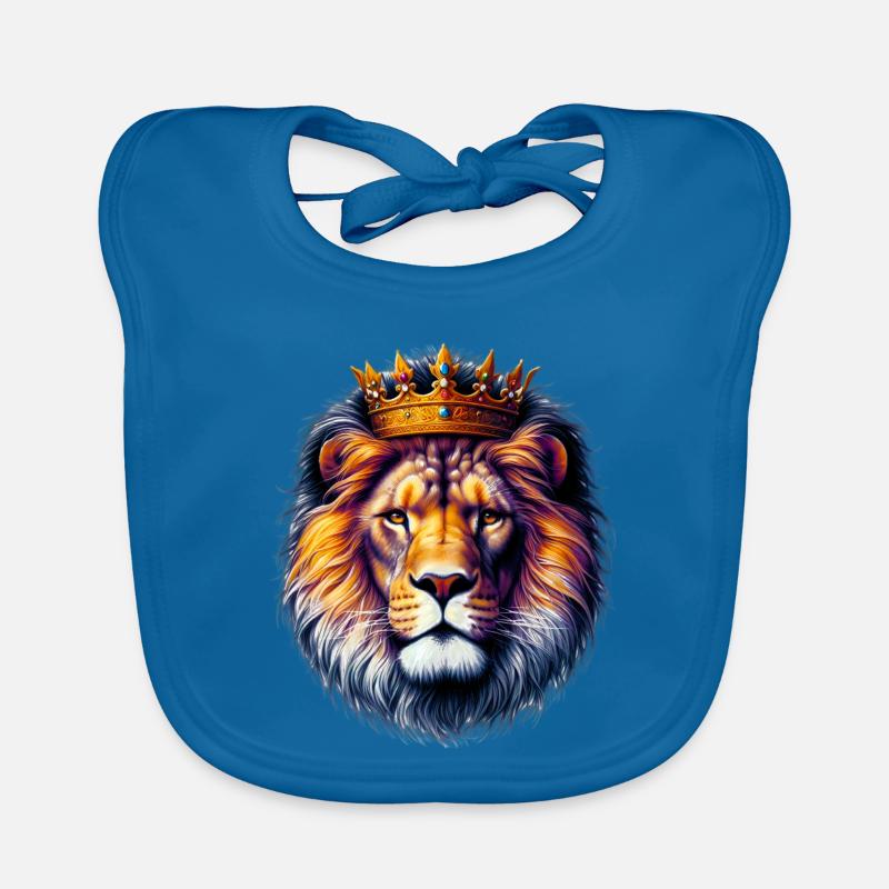 Lion Bavoir bio Bébé