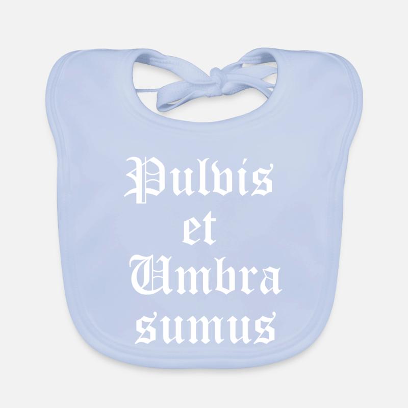 Gothic Latin Blackletter Script Organic Baby Bibs