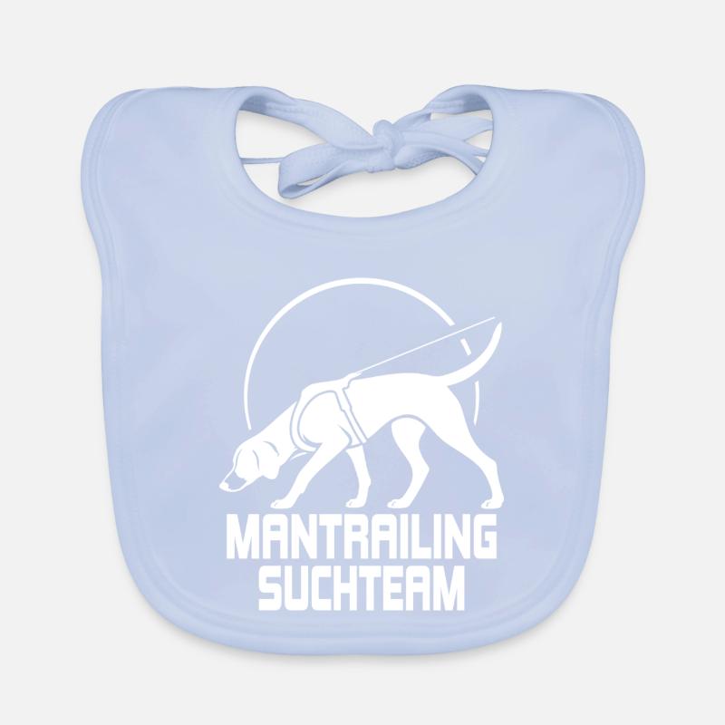 Foxhound Mantrailing Suchteam Hunde Hund Baby Bio-Lätzchen