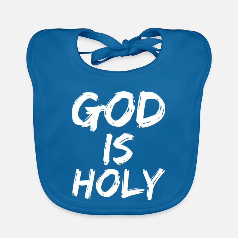 god is holy Organic Baby Bibs