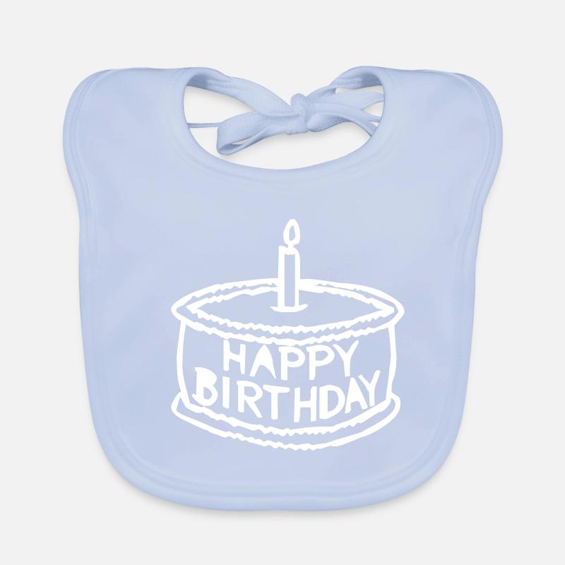 Gâteau d'anniversaire Bavoir bio Bébé
