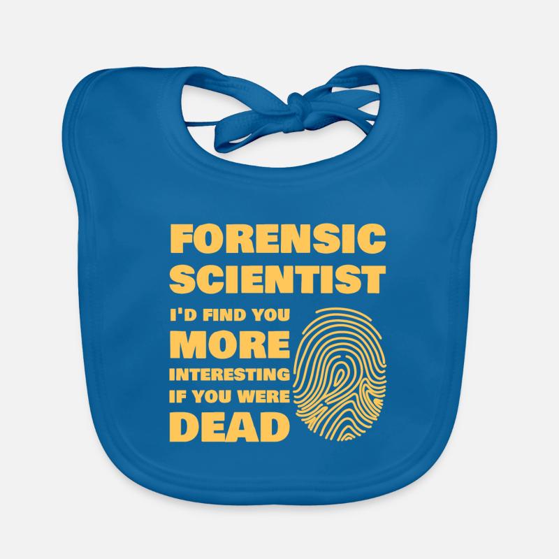 Forensic Scientist Forensics Science Student Baby Bio-Lätzchen
