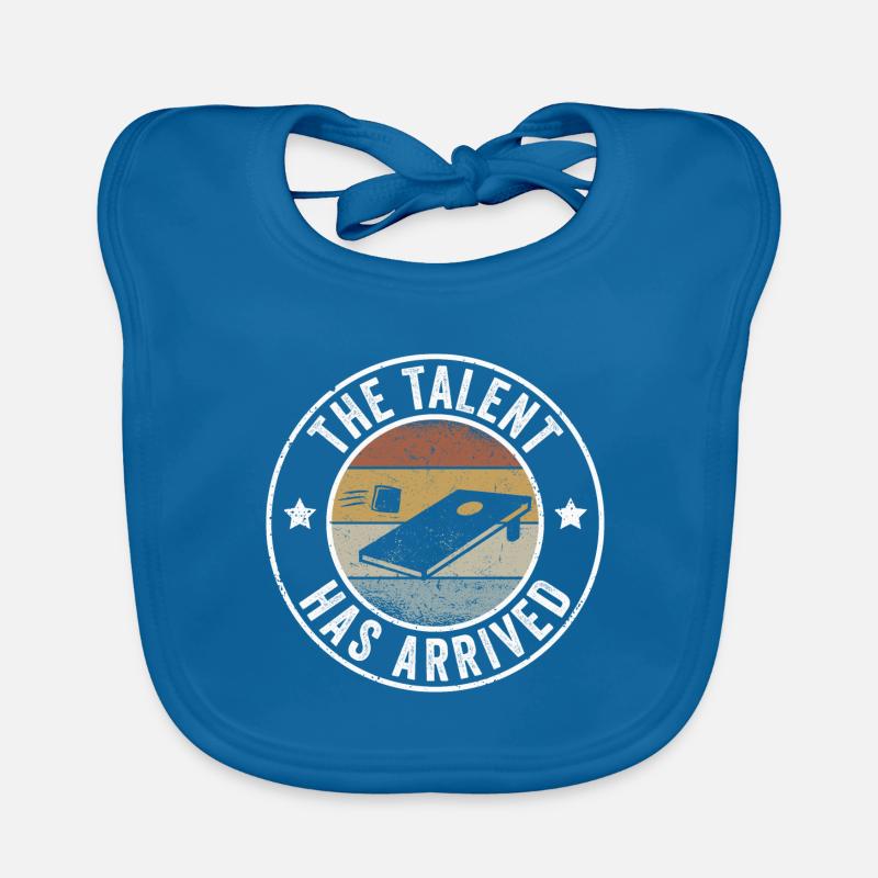 Cornhole das Talent ist da Baby Bio-Lätzchen