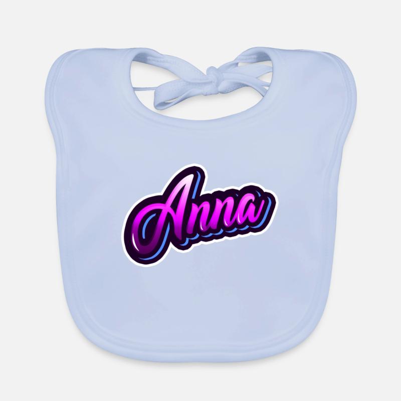ANNA - Your personalized design Organic Baby Bibs