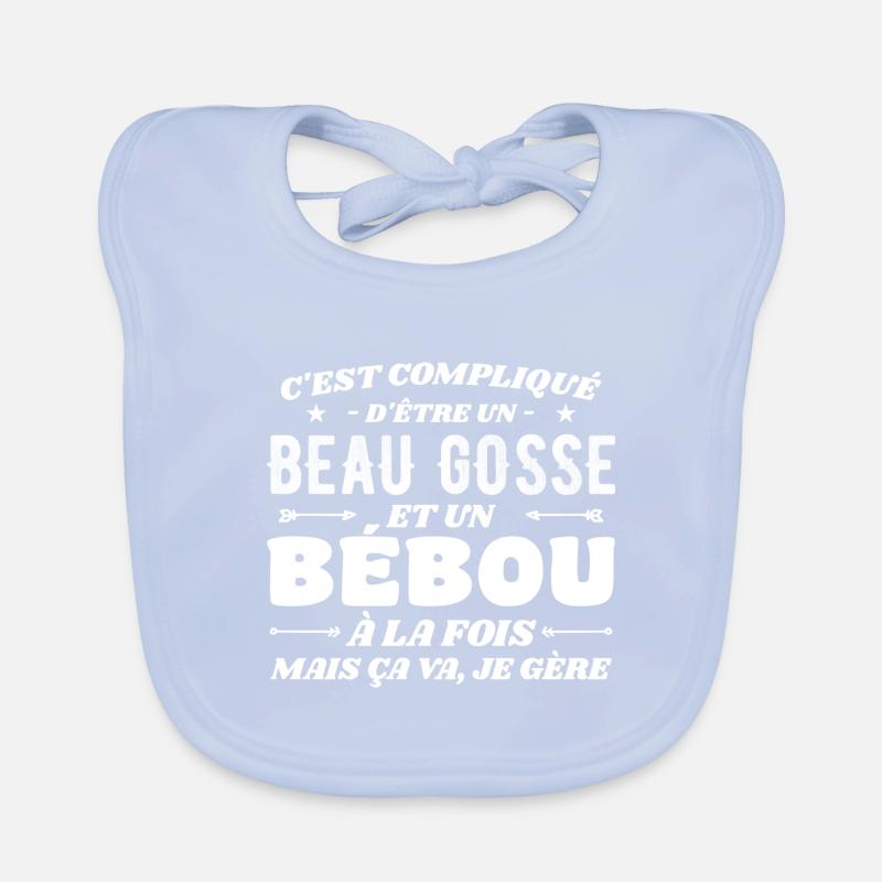 Komplizierte Beau Gosse und Bébou Baby Bio-Lätzchen