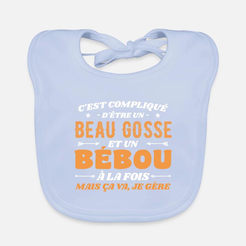 Komplizierte Beau Gosse und Bébou Baby Bio-Lätzchen