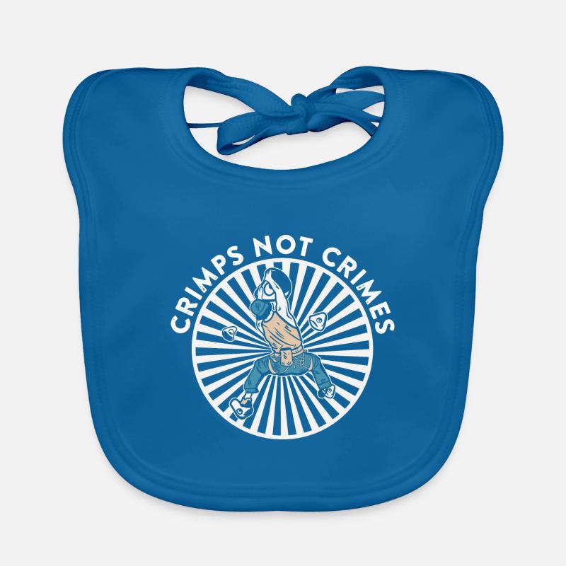 Climbing Mountaineering Climbers Organic Baby Bibs
