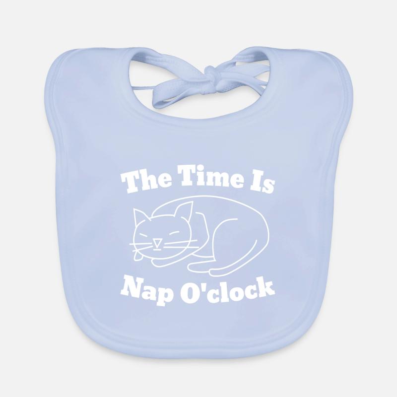 L’heure est l’heure de la sieste Bavoir bio Bébé