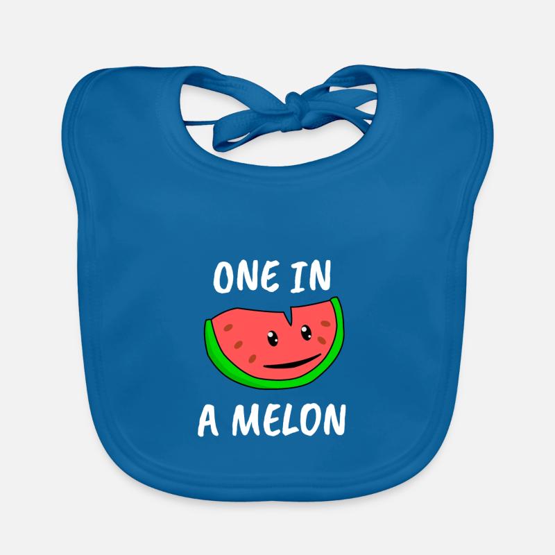 Un dans un melon Un dans une bande dessinée Melon Bavoir bio Bébé