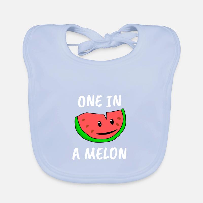One in a Melon one in a Melon comic Organic Baby Bibs