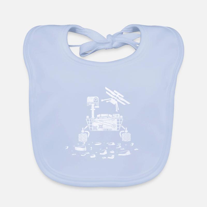 Mars Planet Espace Spatial Bavoir bio Bébé