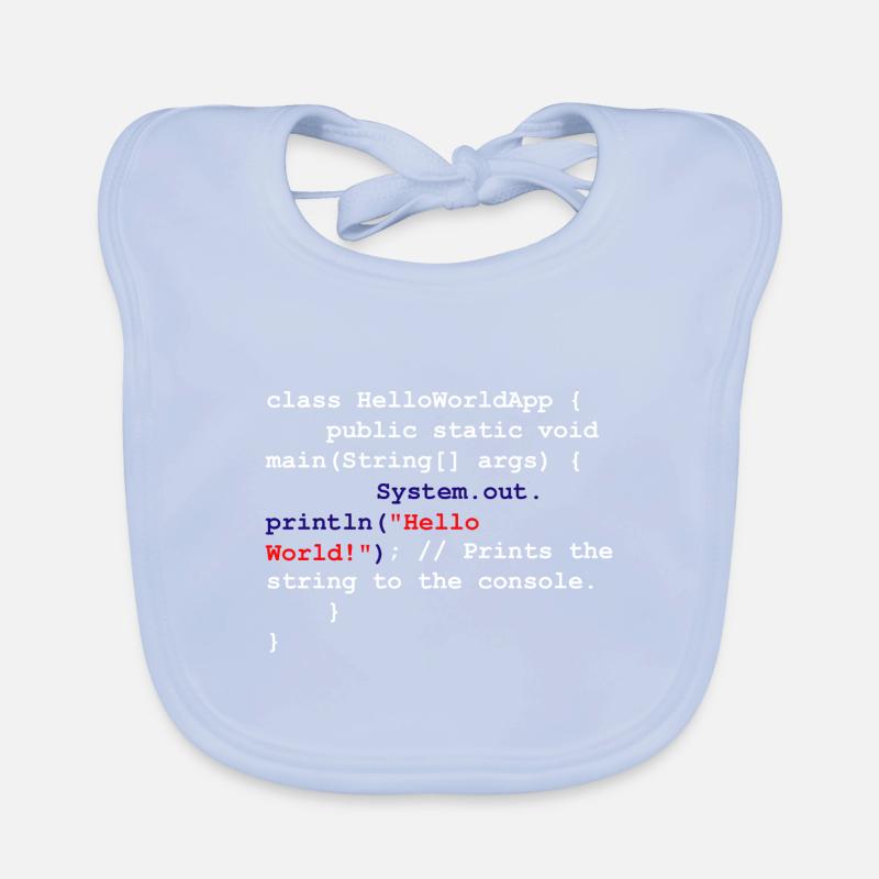 Coder Software Développeur Bavoir bio Bébé