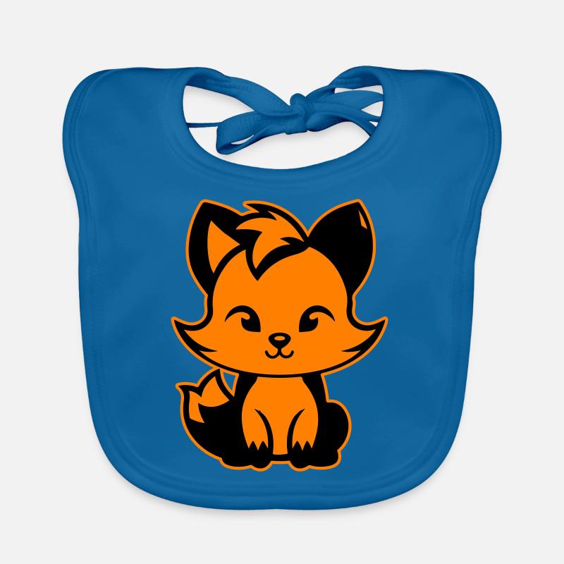 Renard mignon mignon bébé Bavoir bio Bébé