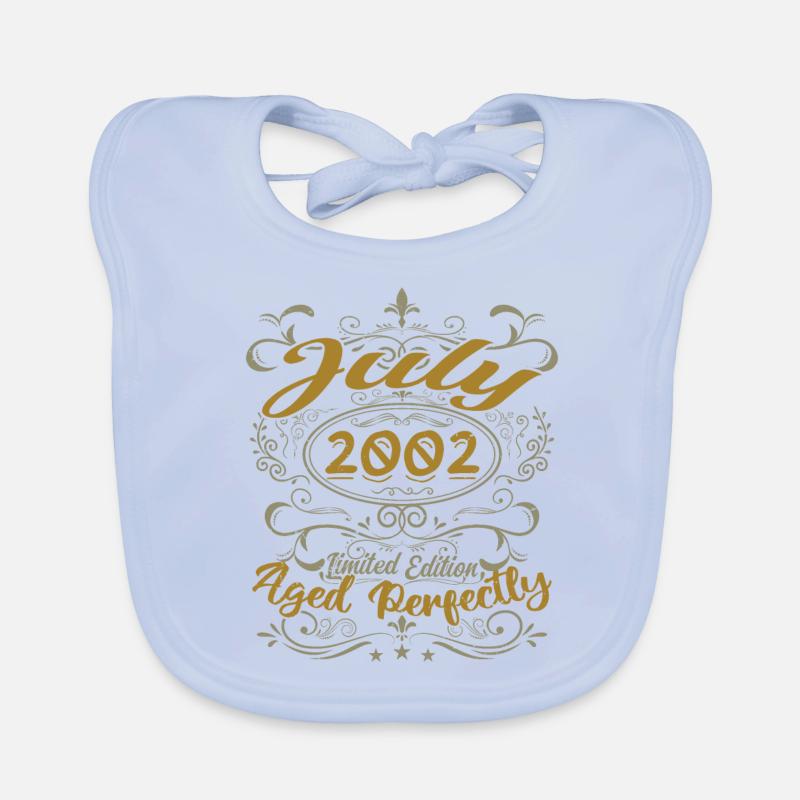 Juli 2002 Geburtstag Juli 2002 Geschenk 2002 Baby Bio-Lätzchen