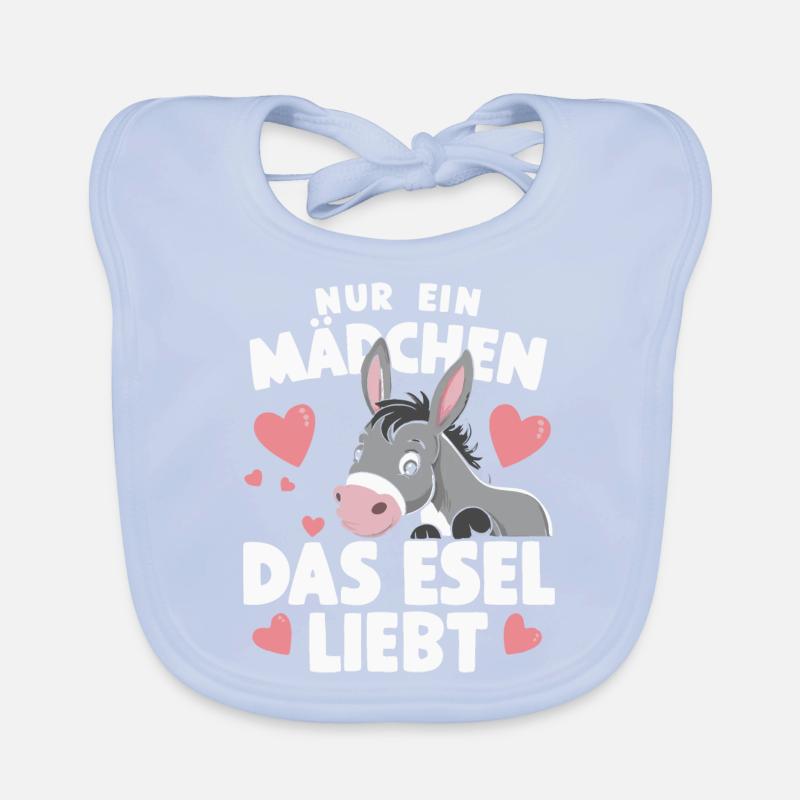 Âne âne mulet Muli Bavoir bio Bébé