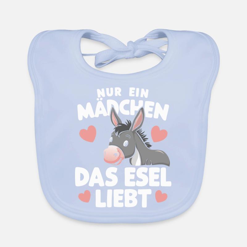 Âne âne mulet Muli Bavoir bio Bébé