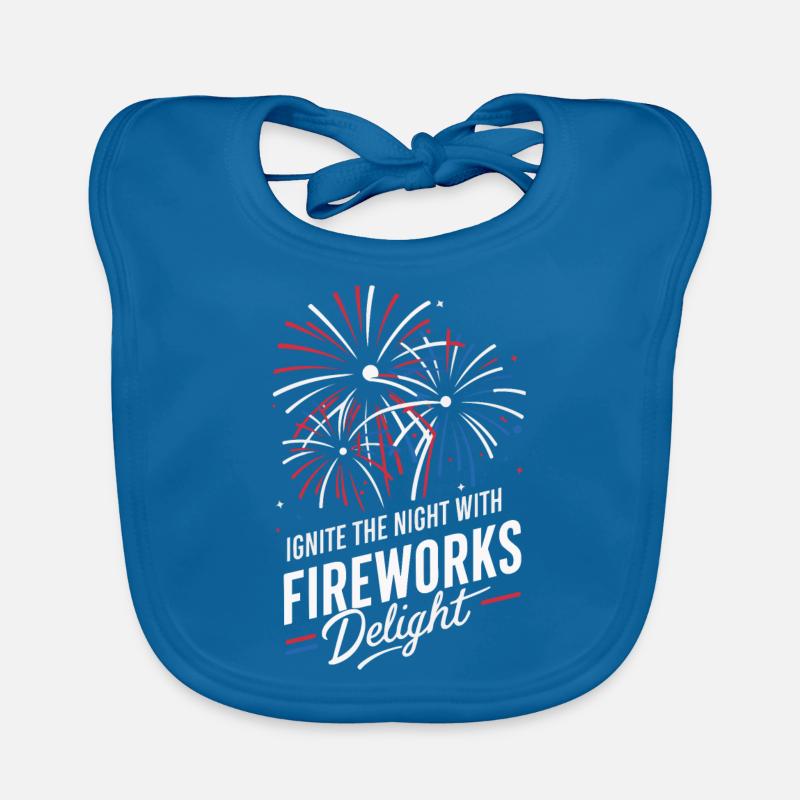 Pyrotechnics Fireworks Pyrotechnics Organic Baby Bibs