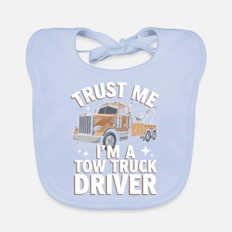 Abschleppwagen Truck Abschlepper Baby Bio-Lätzchen