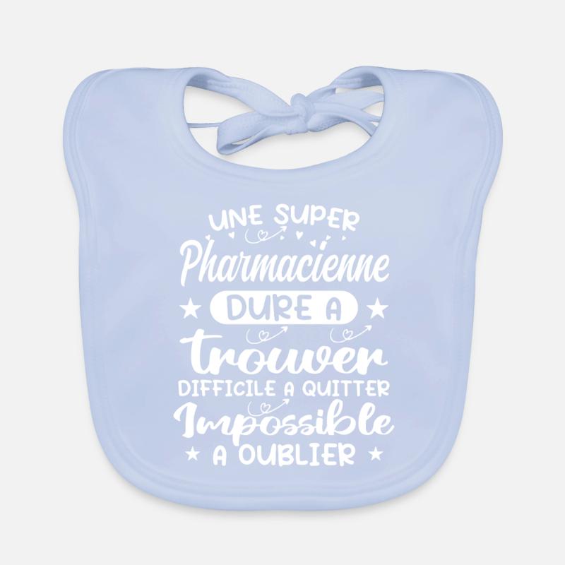 Ein Superapotheker - Apotheker Geschenk Baby Bio-Lätzchen