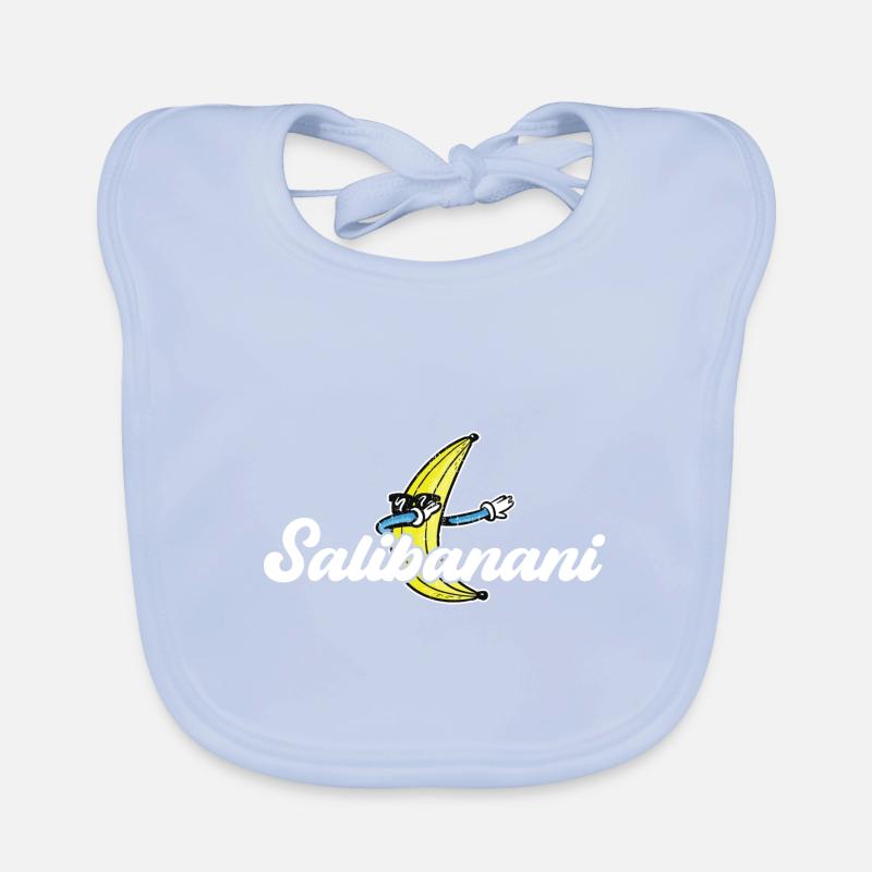 Salibonani Sali Bonani drum funny Organic Baby Bibs