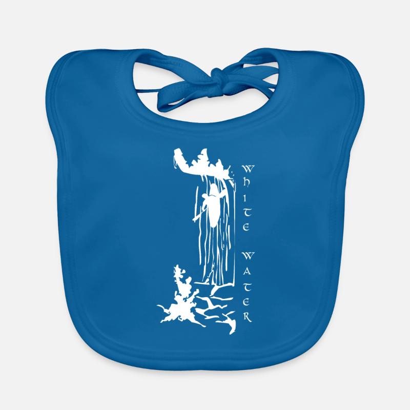 Whitewater Kayak - Waterfall Gift Whitewater Organic Baby Bibs