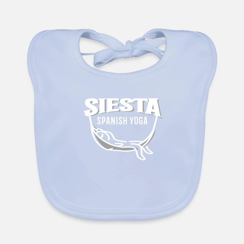 Spanien Spanisch Nap Joga Schlaf Spanier Siesta Baby Bio-Lätzchen
