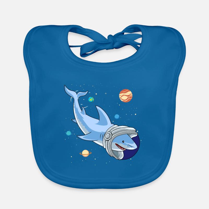 Astronaute de requin Pour l’astronome Requin Requin Bavoir bio Bébé