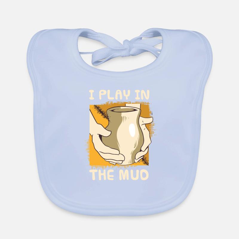make pottery Organic Baby Bibs
