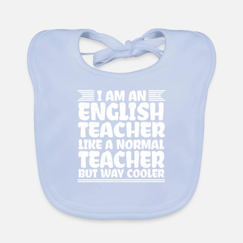 Englisch Lehrer Baby Bio-Lätzchen