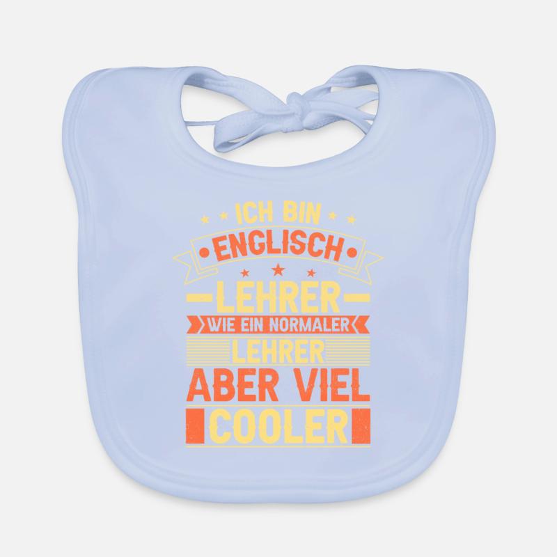 Englisch Lehrer Baby Bio-Lätzchen