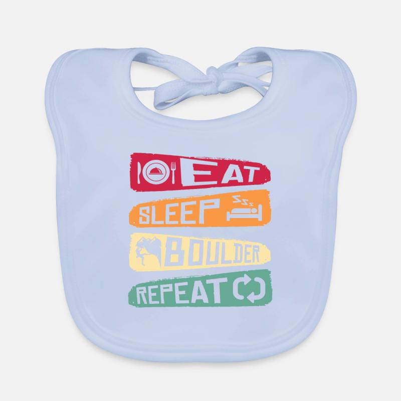 Bouldering Organic Baby Bibs