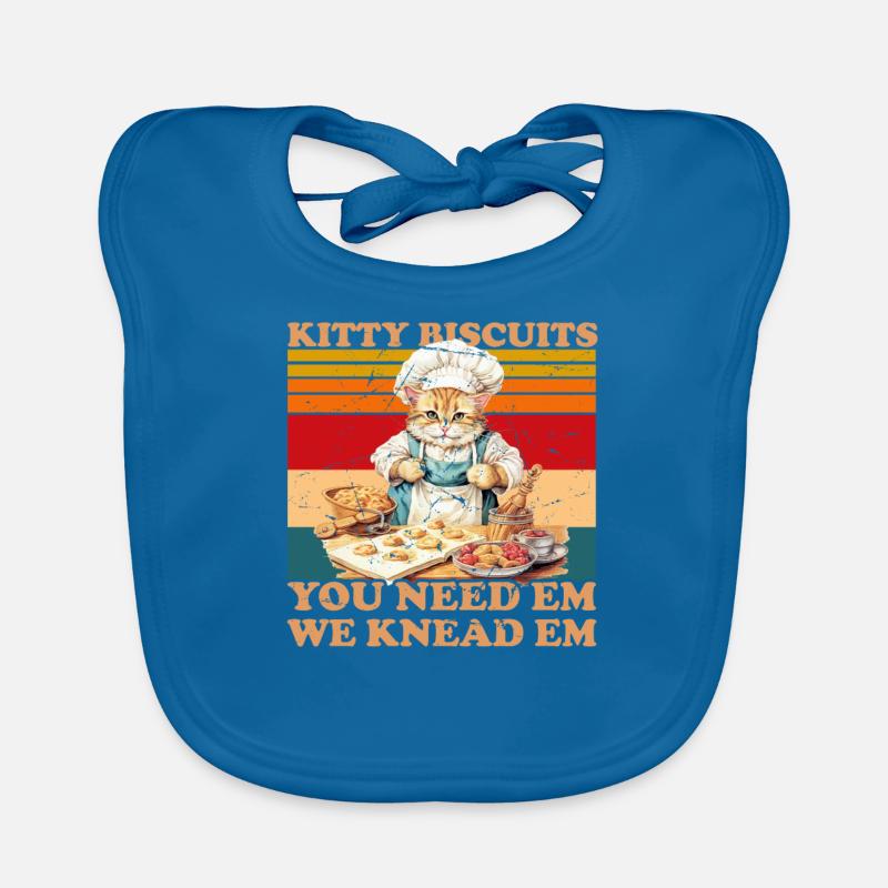 Kitty Biscuits Katze Kater Kekse Bäcker Backen Baby Bio-Lätzchen