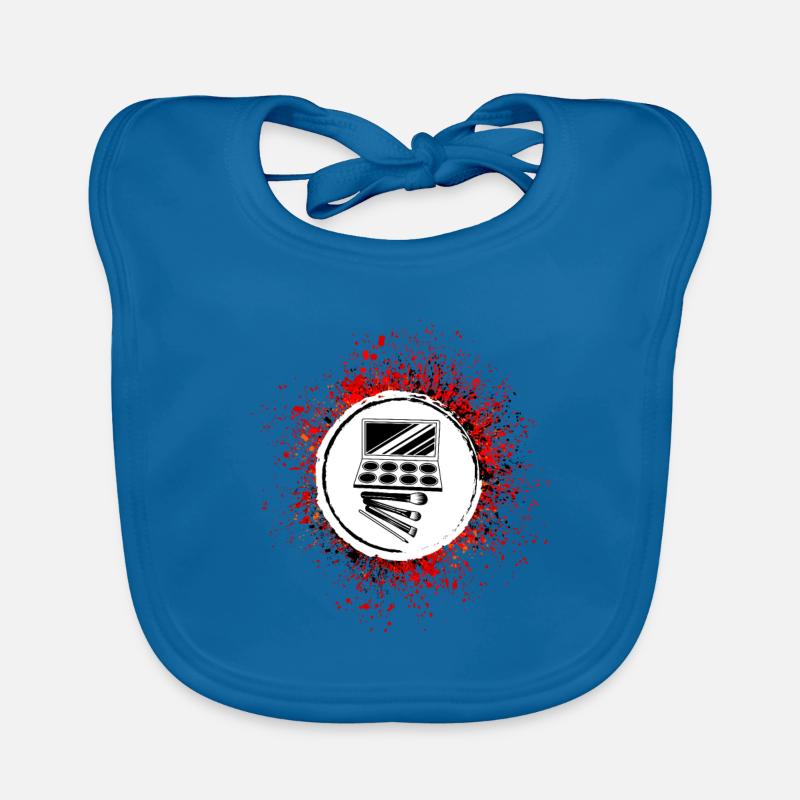 Make Up Cosmetic Icon Organic Baby Bibs