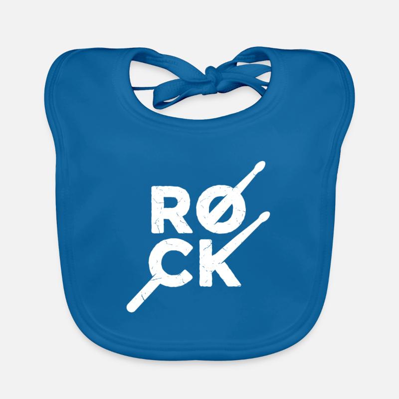 Rock grunge Design Baby Bio-Lätzchen