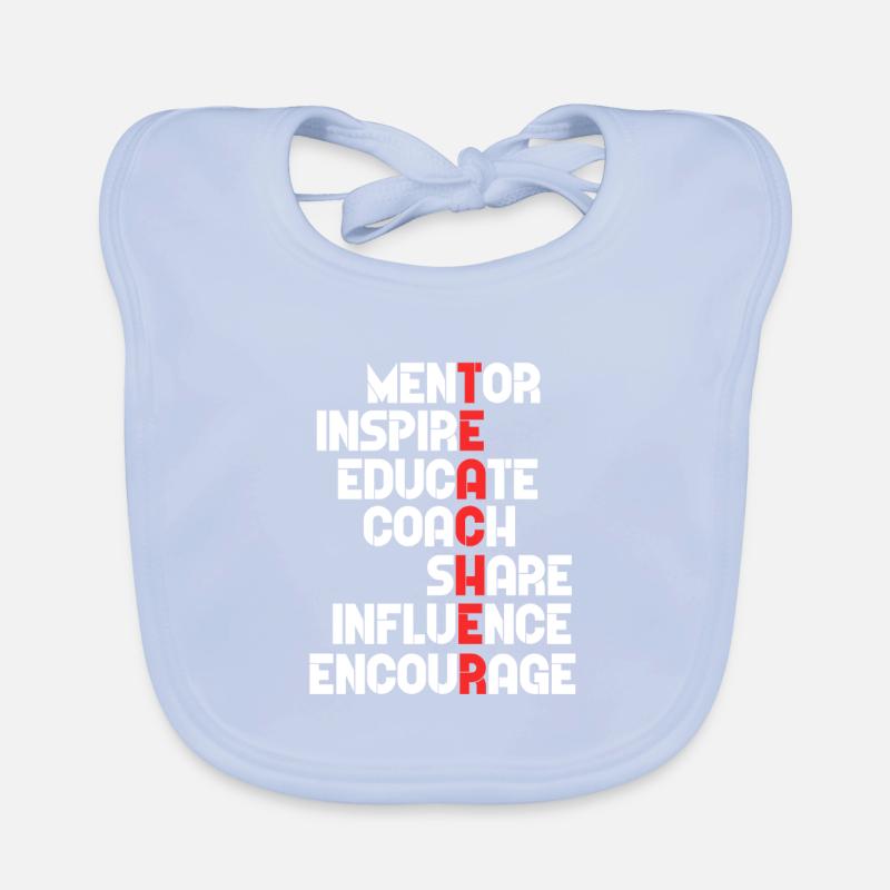 Enseignant Mentor Enseignant Enseignant Enseignant Cadeau Bavoir bio Bébé