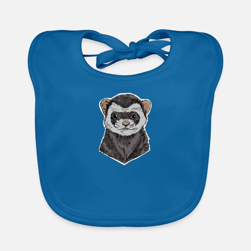 ferrets Organic Baby Bibs