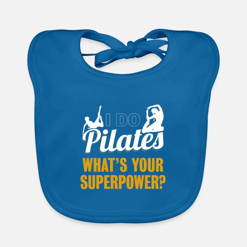i Pilates Funny Pilates Exercise Workout Gift Bavoir bio Bébé
