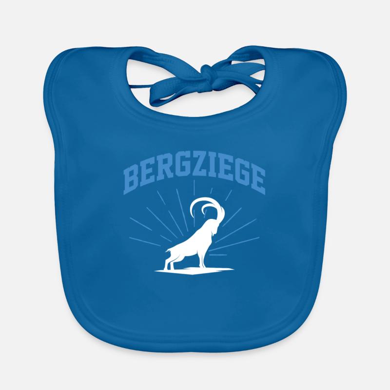 Bergziege Ziegenbock Ziege Steinbock Tier Geschenk Baby Bio-Lätzchen