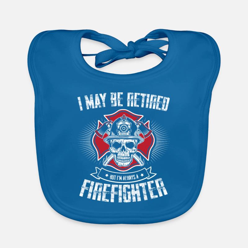 Retired Firefighter Baby Bio-Lätzchen