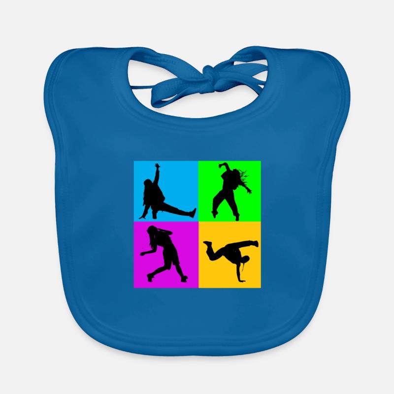 Hip hop dance dancer break dance dancer gift Organic Baby Bibs