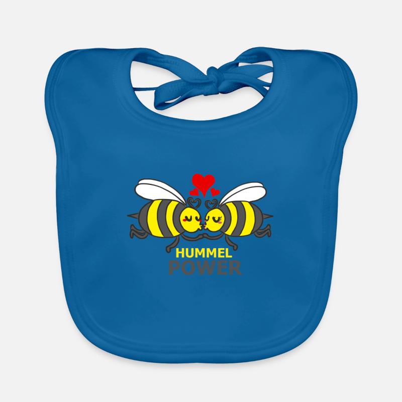 HUMMEL - Baby Bio-Lätzchen - Pfauenblau