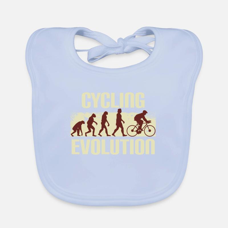 Cycliste Evolution, Cyclistes Bavoir bio Bébé