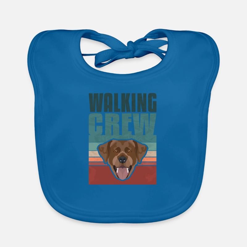 Gassi Crew, Chocolat Labrador, Lab Bavoir bio Bébé