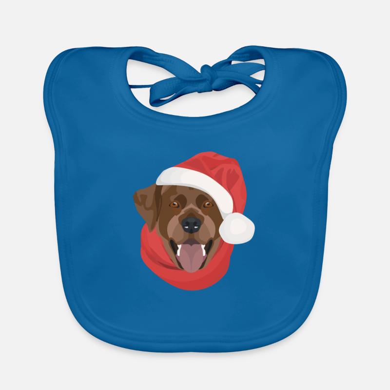 Noël du Labrador Bavoir bio Bébé